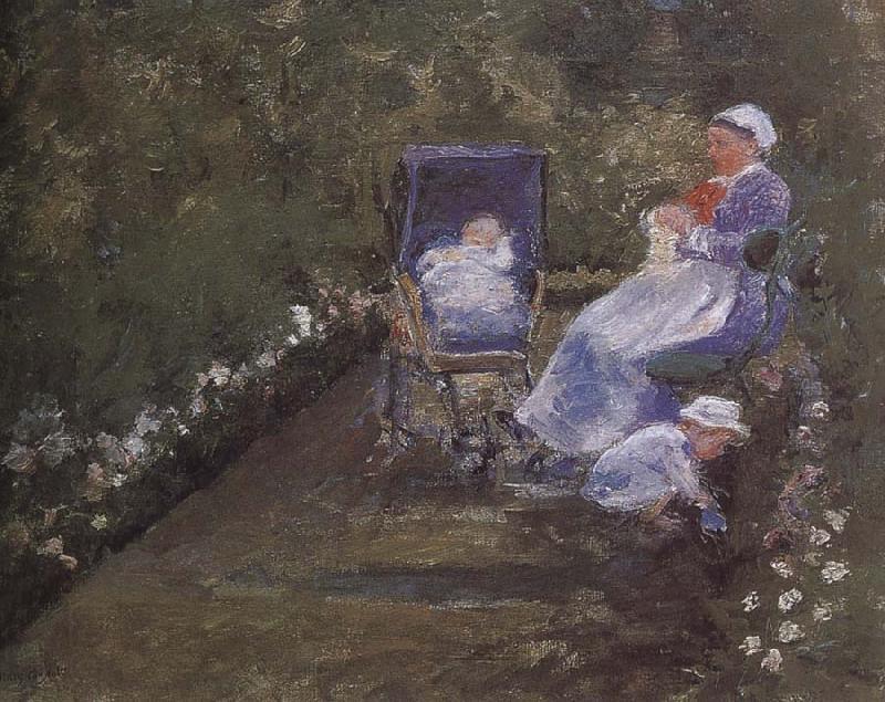 Mary Cassatt At the garden